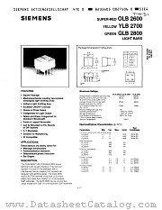 YLB2800 datasheet pdf Siemens