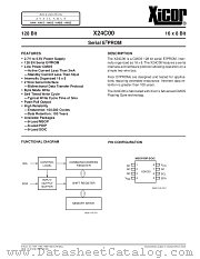 X24C00PM-3 datasheet pdf Xicor
