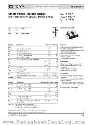 VBE60-06A datasheet pdf IXYS Corporation