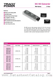 TMH1205S datasheet pdf Traco Electronic AG