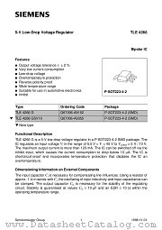 TLE4266G datasheet pdf Siemens