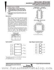 SN54ALS1003A datasheet pdf Texas Instruments
