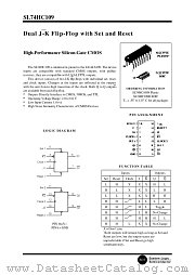 SL74HC109D datasheet pdf System Logic Semiconductor