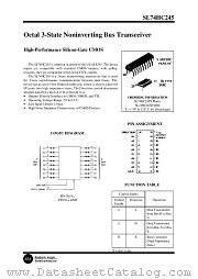 SL74HC245N datasheet pdf System Logic Semiconductor