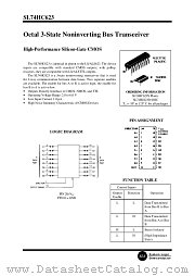 SL74HC623D datasheet pdf System Logic Semiconductor