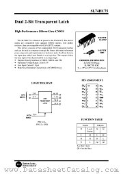 SL74HC75D datasheet pdf System Logic Semiconductor