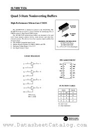 SL74HCT126 datasheet pdf System Logic Semiconductor