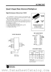 SL74HCT157D datasheet pdf System Logic Semiconductor