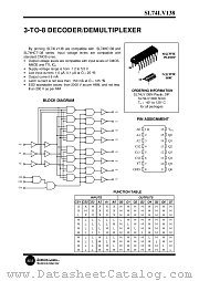 SL74LV138D datasheet pdf System Logic Semiconductor