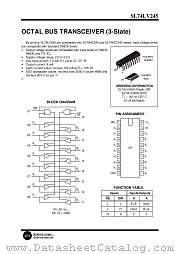 SL74LV245D datasheet pdf System Logic Semiconductor