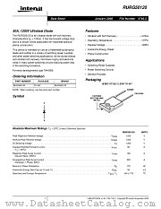 RURG50120 datasheet pdf Intersil