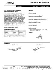 RFD16N05LSM datasheet pdf Intersil
