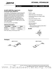 RFD4N06L datasheet pdf Fairchild Semiconductor