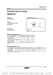 RB520G-30 datasheet pdf ROHM