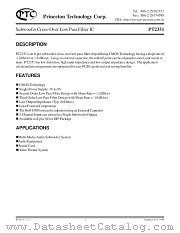 PT2351-S datasheet pdf Princeton Technology Corporation