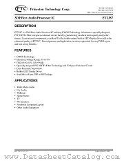 PT2387-S datasheet pdf Princeton Technology Corporation