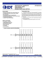 IDTQS32X245 datasheet pdf IDT