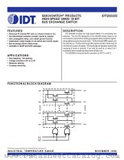 IDTQS3383 datasheet pdf IDT