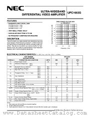 UPC1663G datasheet pdf NEC