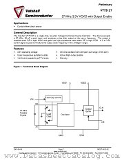 VT73127 datasheet pdf Vaishali Semiconductor