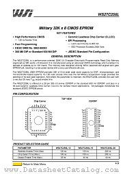 WS27C256L-15TMB datasheet pdf ST Microelectronics