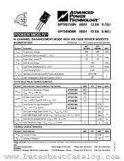 APT8075 datasheet pdf Advanced Power Technology