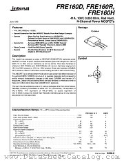 FRE160R datasheet pdf Intersil