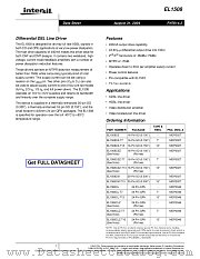 EL1508CS-T13 datasheet pdf Intersil