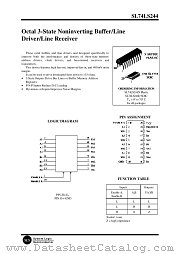 SL74LS244 datasheet pdf System Logic Semiconductor