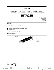 PF0210 datasheet pdf Hitachi Semiconductor