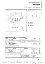 M67748 datasheet pdf Mitsubishi Electric Corporation