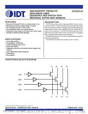 IDT3126QG datasheet pdf IDT