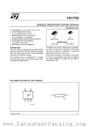 74V1T05C datasheet pdf ST Microelectronics