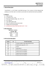 MDT75C271 datasheet pdf Micon Design Technology