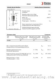 80SQ05 datasheet pdf Diotec Elektronische