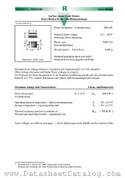MM3Z91 datasheet pdf Diotec Elektronische