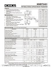 MMBT5401-7 datasheet pdf Diodes
