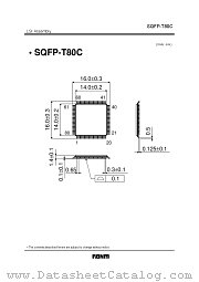 SQFPT80C datasheet pdf ROHM