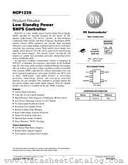 NCP1225 datasheet pdf ON Semiconductor