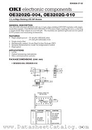 OE3202G-004 datasheet pdf OKI electronic eomponets