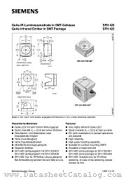 SFH425 datasheet pdf Siemens