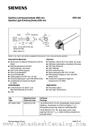 SFH464 datasheet pdf Siemens