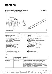 SFH487P datasheet pdf Siemens