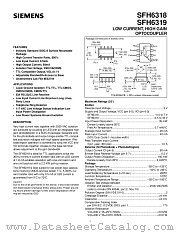 SFH6318 datasheet pdf Siemens