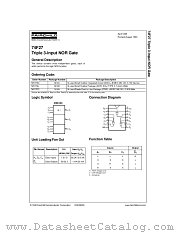 74F27PC datasheet pdf Fairchild Semiconductor