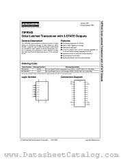 74FR543SC datasheet pdf Fairchild Semiconductor