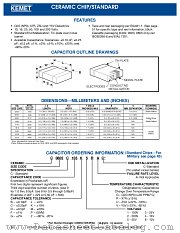 C1206CXXX datasheet pdf Kemet Corporation