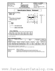 MICROSMD050 datasheet pdf Tyco Electronics