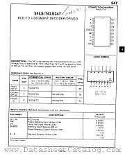 74LS347 datasheet pdf Fairchild Semiconductor