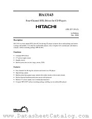 HA13135 datasheet pdf Hitachi Semiconductor